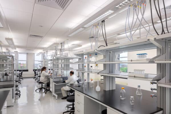 washington university school of medicine cell biology lab designed by trivers architectural firm in st. louis