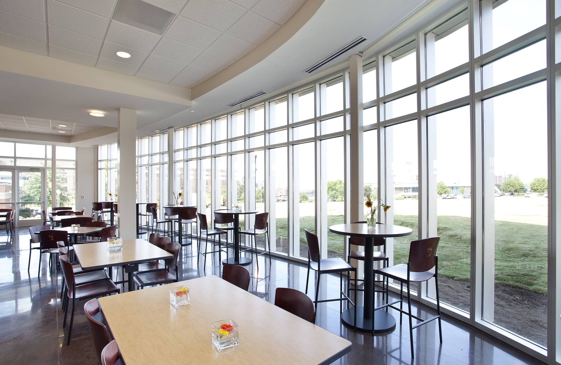 harris stowe state university dining area designed by trivers architectural firm