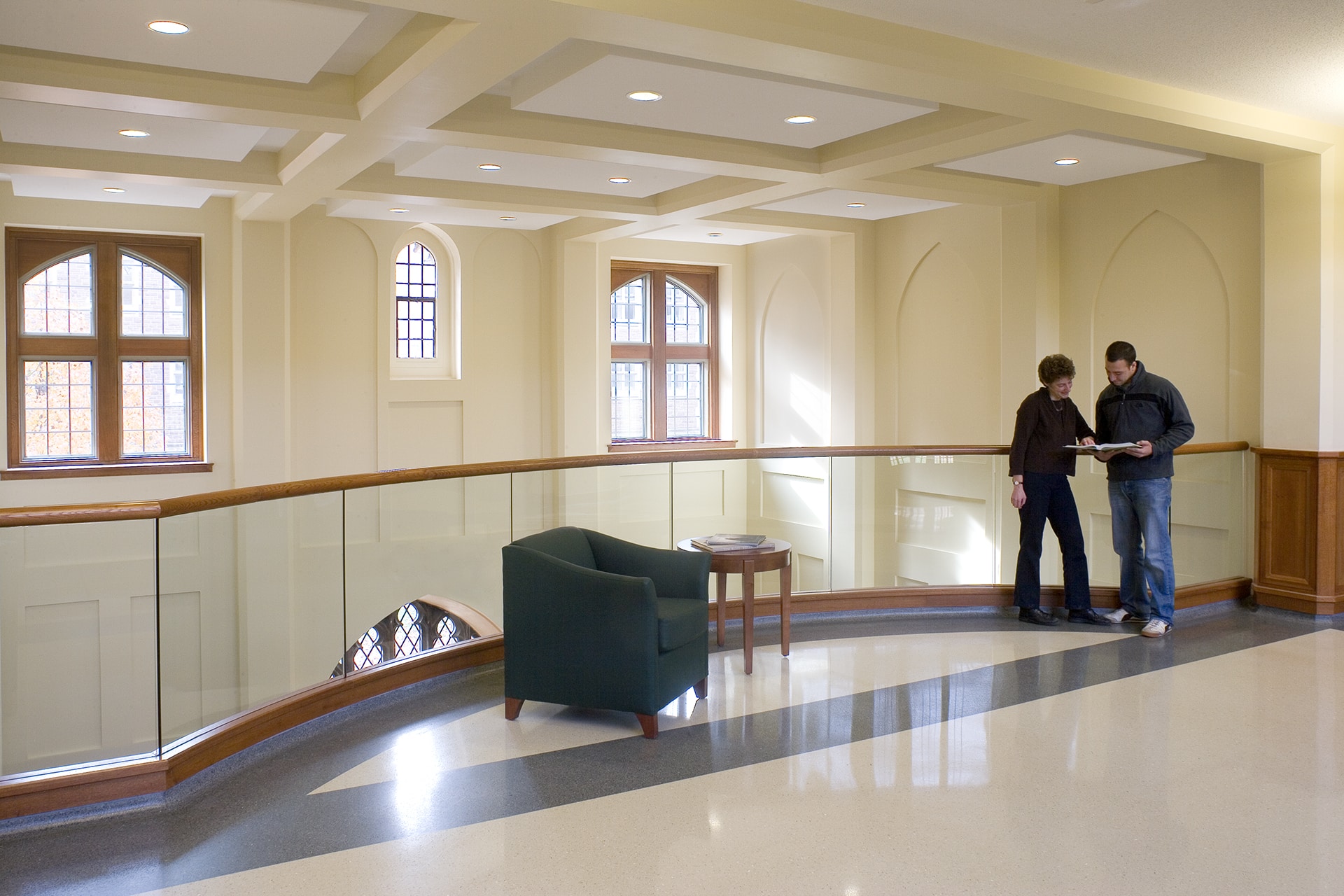 washington university wilson hall interior designed by trivers architectural firm in st. louis