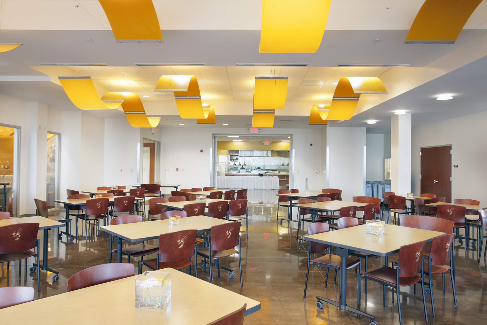 harris stowe state university dining area designed by trivers architectural firm