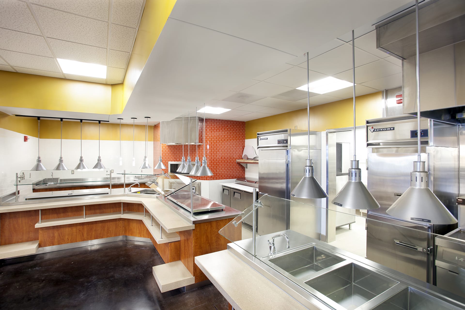 harris stowe university kitchen designed by trivers architectural firm in st. louis