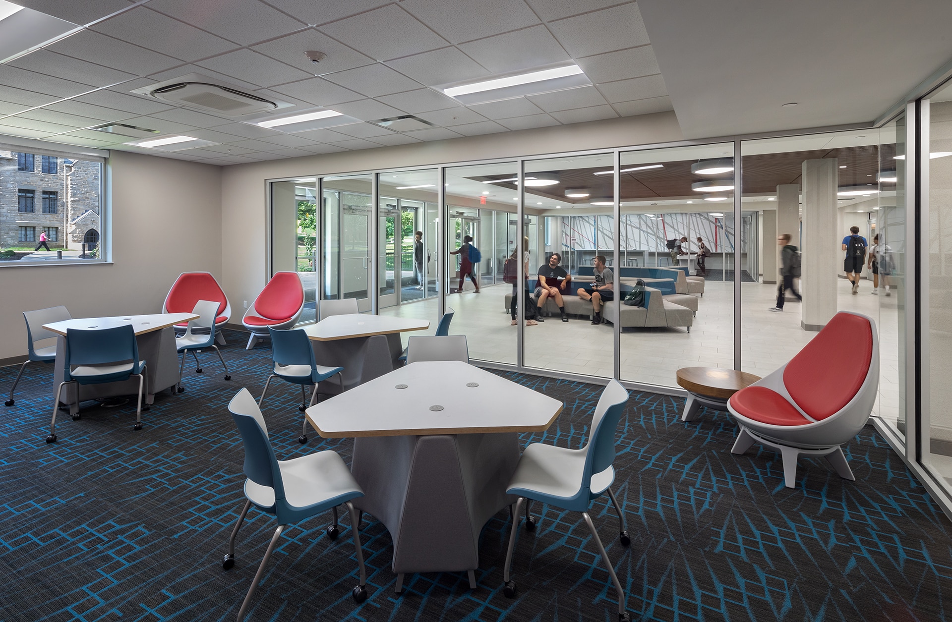 interior of central methodist university science building renovated by trivers architectural firm in st. louis