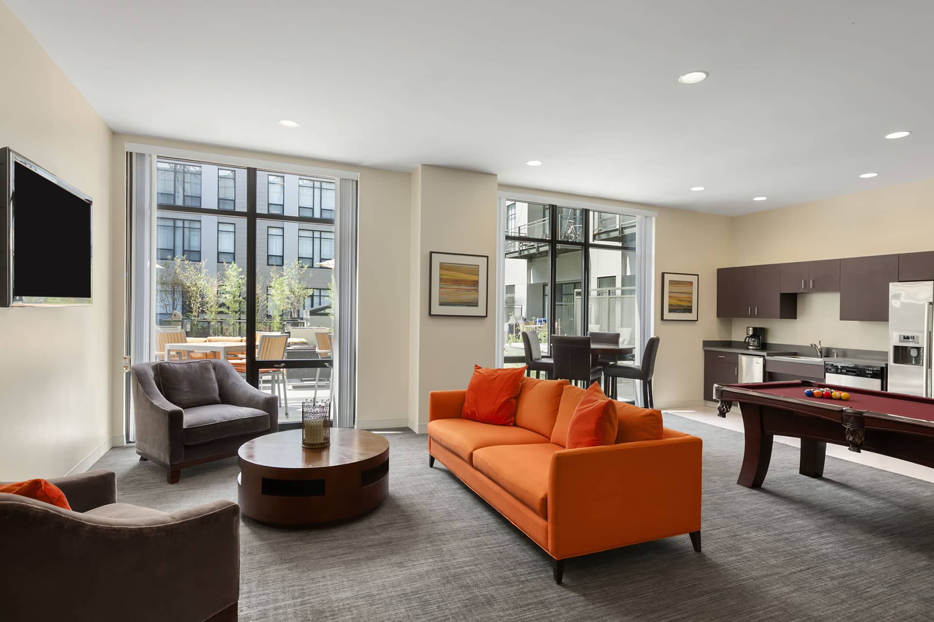 the laurel apartments condo unit interior designed by trivers architectural firm in st. louis