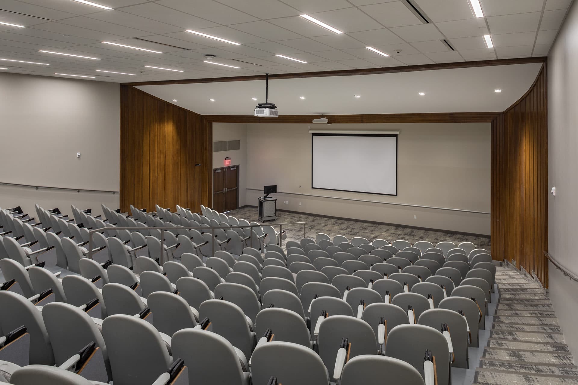 interior of central methodist university building designed by trivers architectural firm