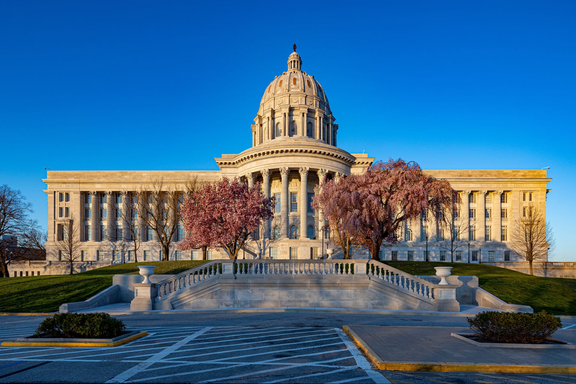 Exterior of Newly Renovated Missouri Capitol Building by Trivers Architectural Firm