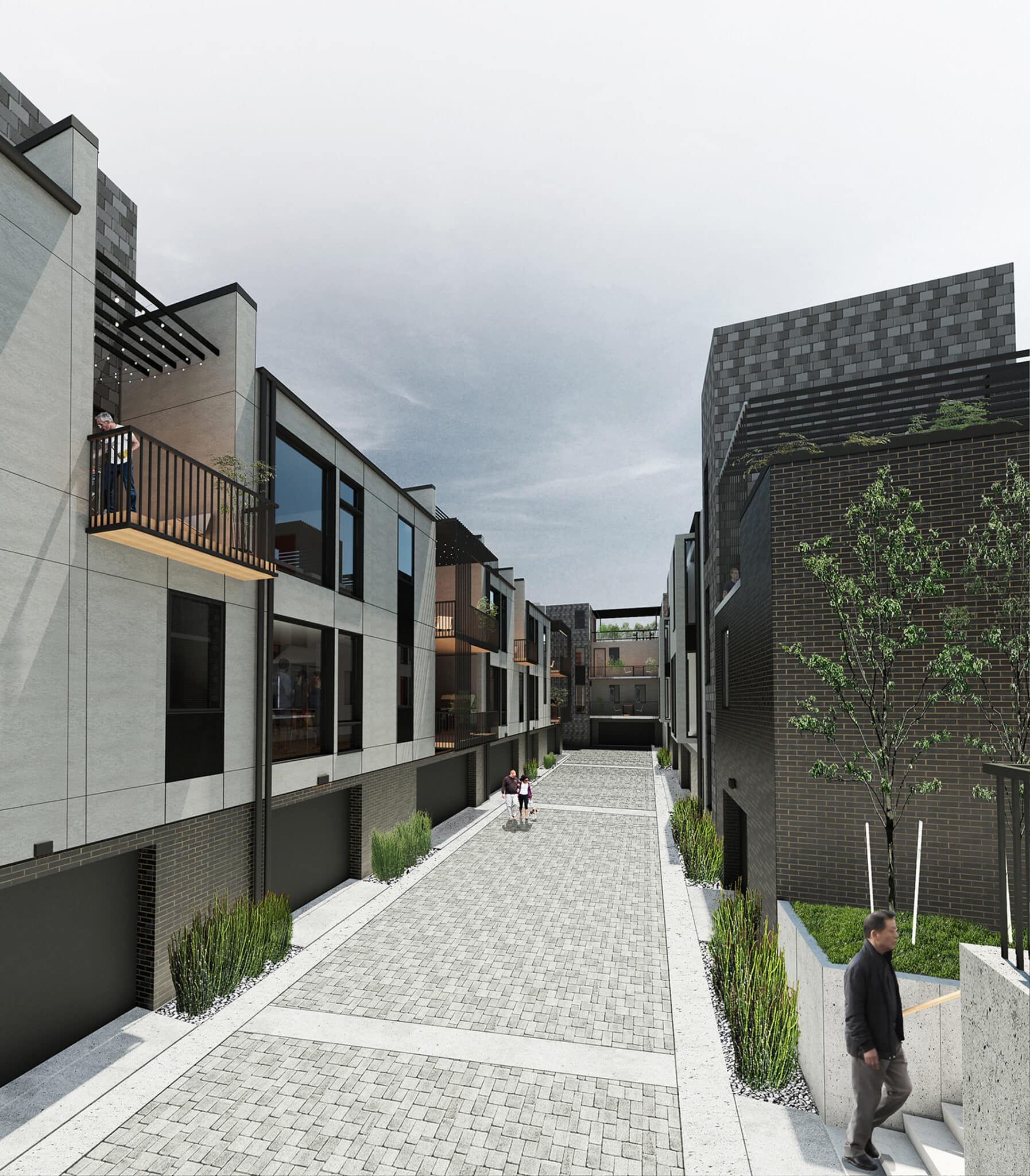 west pine townhomes redesigned by trivers architectural firm in st. louis