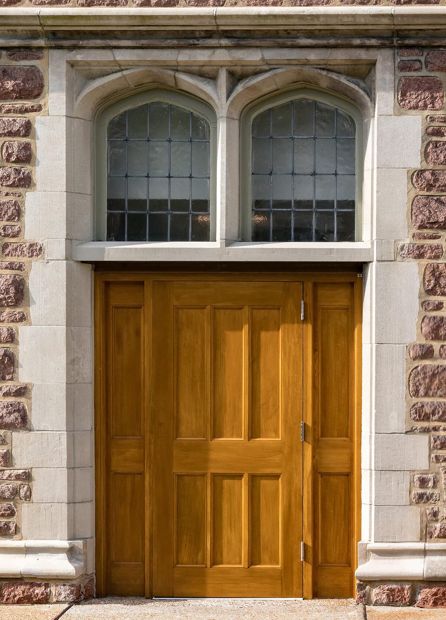 washington university january hall entryway front doors designed by trivers