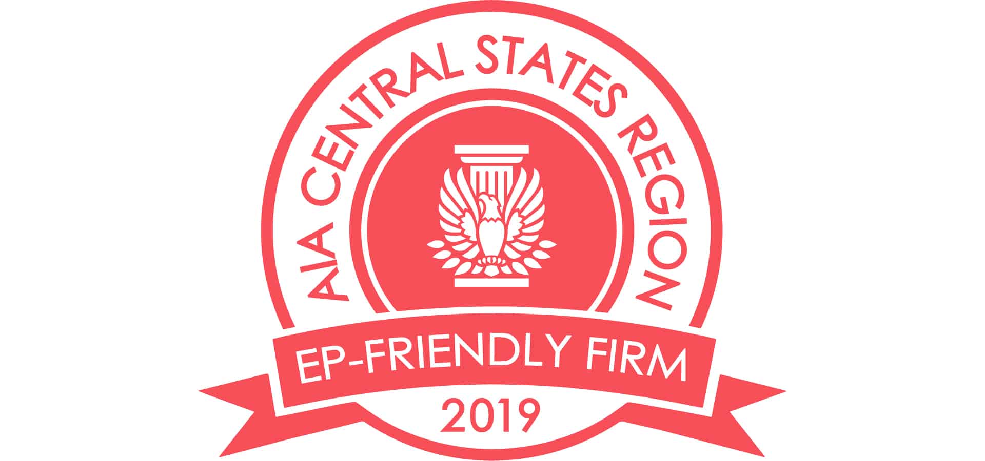 AIA Central States Region EP Friendly Firm 2019 Badge