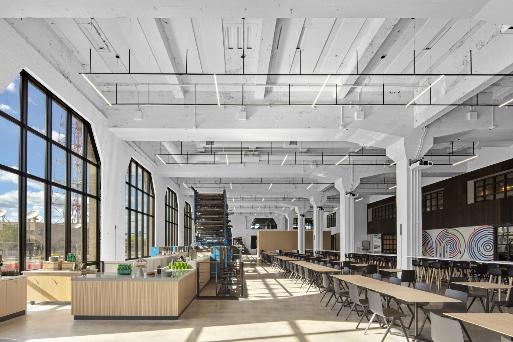 Modernized Interior of St. Louis Post Dispatch Building Designed by Trivers Architects