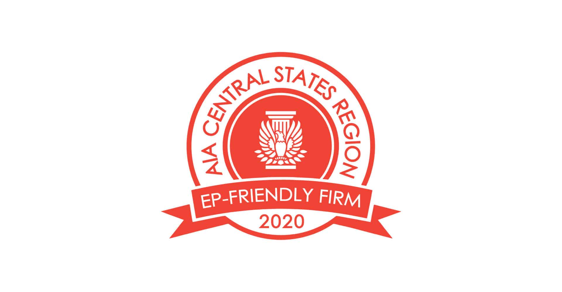 AIA Central States Region EP Friendly Firm 2020 Badge