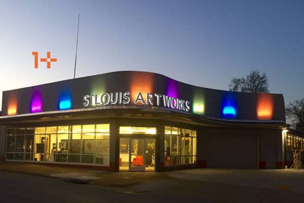 Exterior of St. Louis Artworks Building at 1+