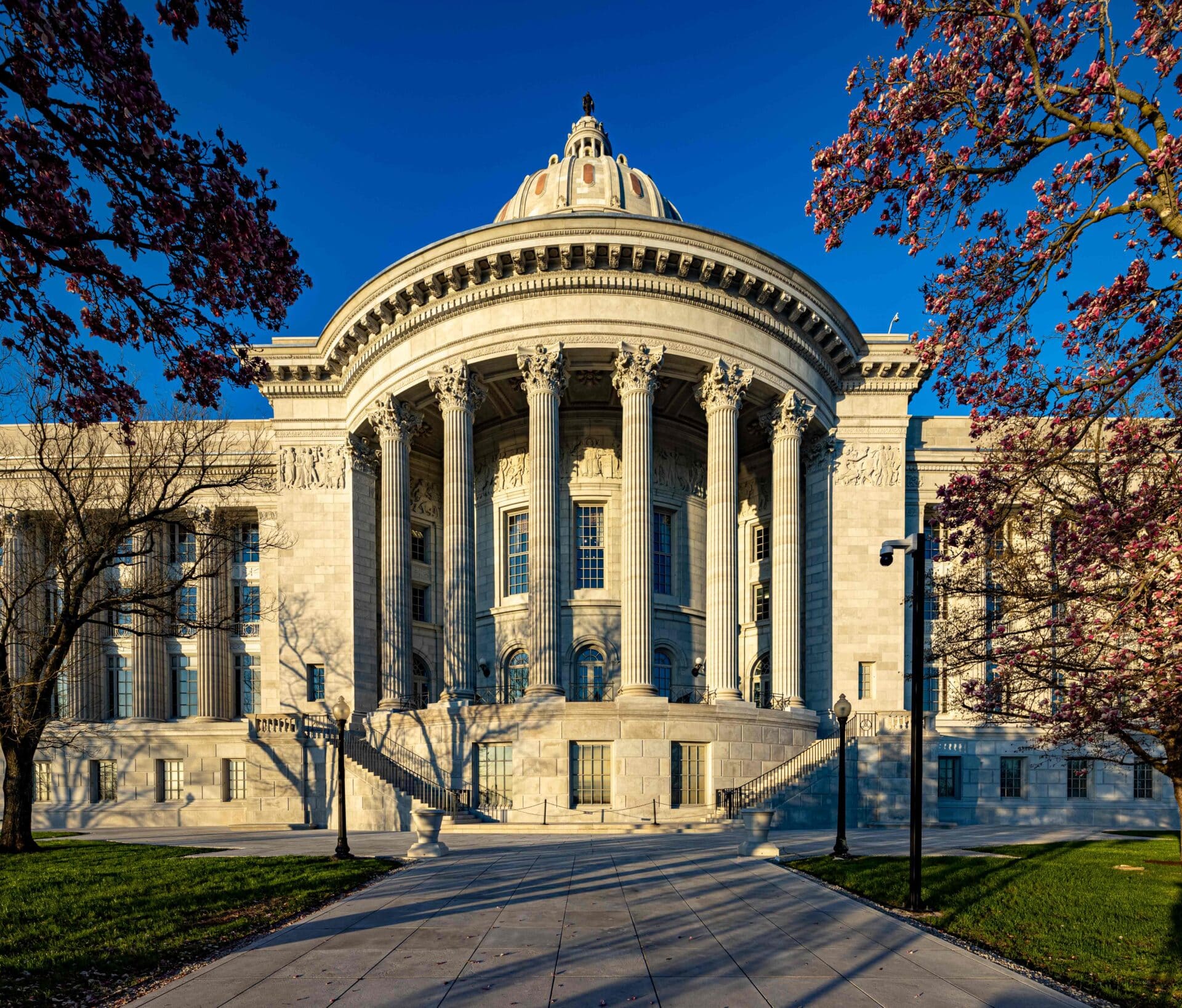 Exterior of Historic Missouri Capitol Designed by Trivers Architectural Firm