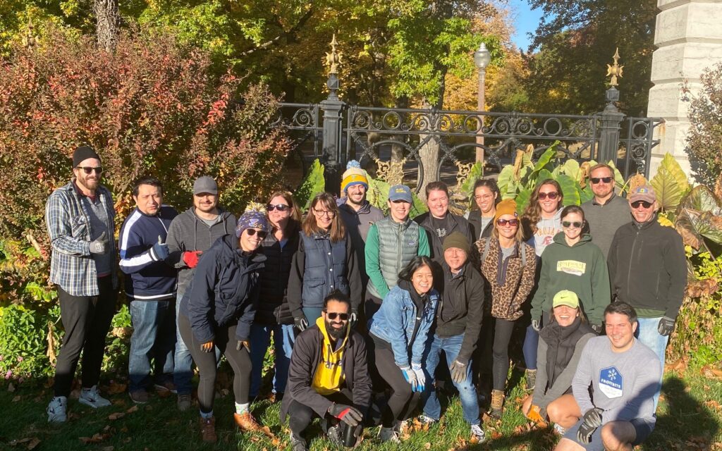 Trivers Team at Tower Grove Park "Plant it Forward" community service day