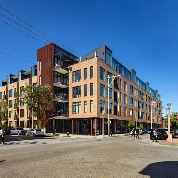 exterior of laclede building designed by trivers architectural firm in st. louis