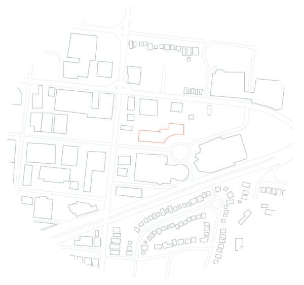 the crescent site plan designed by trivers architectural firm in st. louis