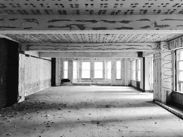 interior of hotel indigo guest room before trivers renovation project