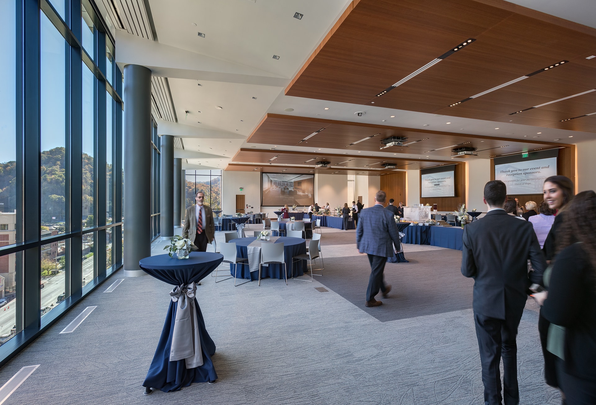 interior of university of pikeville health professions building designed by trivers architectural firm in st. louis