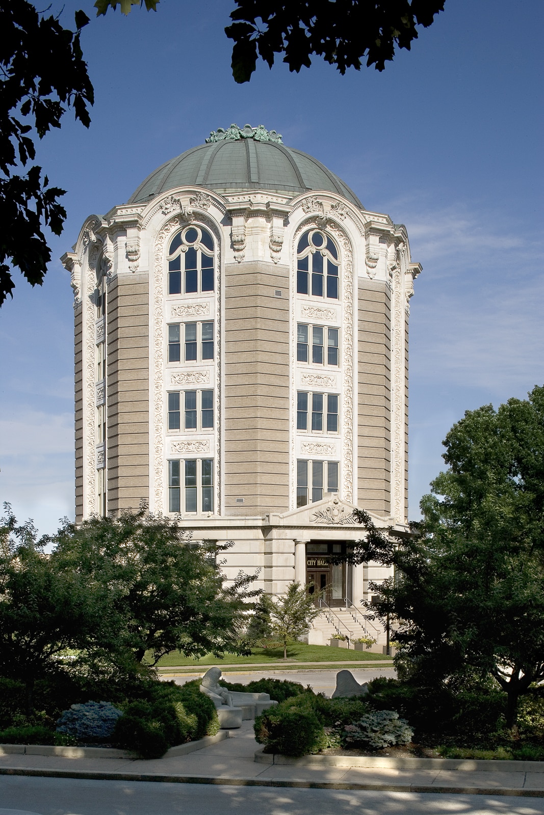 Exterior of City Hall Designed by Trivers Architectural Firm