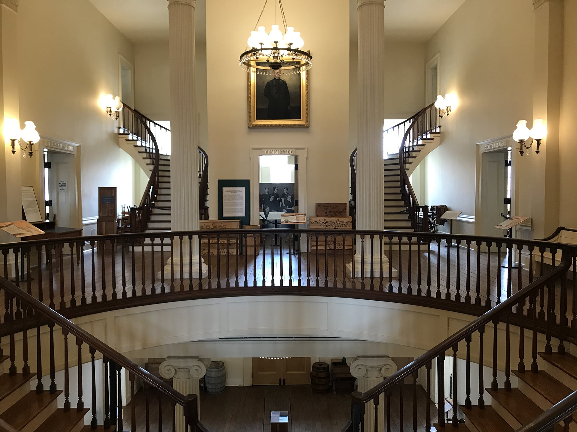 Interior of Old State MO Capitol Renovation By Trivers Architectural Firm in St. Louis
