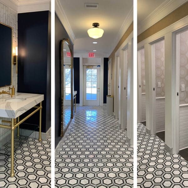 Interior Bathroom of Tower Grove Building Designed by Trivers