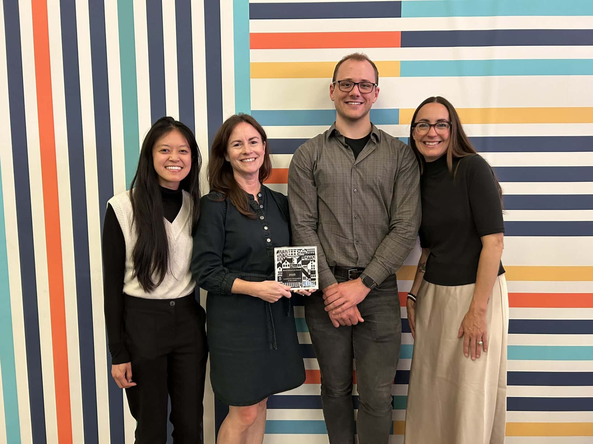 Carmen Chee, Amy Gilbertson, Josh Robertson and Amanda McAllister